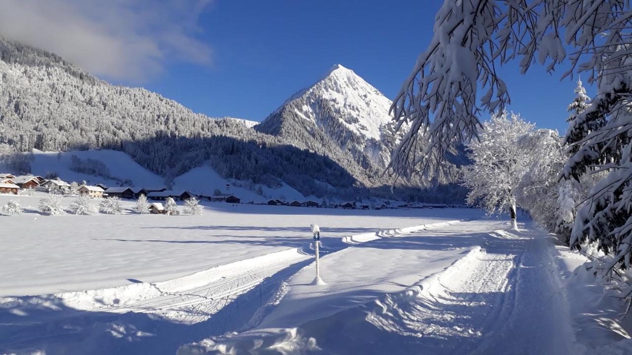 Fernblick Fruehstueckspension Schoppernau Esterno foto