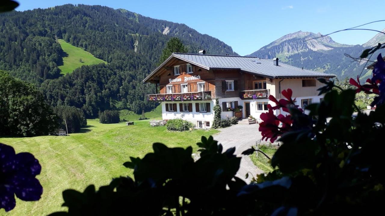 Fernblick Fruehstueckspension Schoppernau Esterno foto