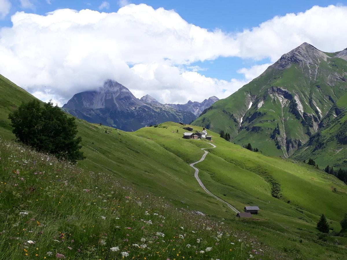 Fernblick Fruehstueckspension Schoppernau Esterno foto